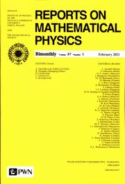 Reports On Mathematical Physics 87/1 Polska, 