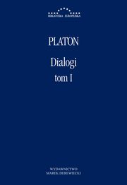 ksiazka tytu: Dialogi Tom 1 autor: Platon