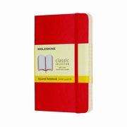 Notes Moleskine Classic P, kratka, czerwony, 