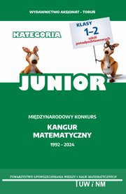 Matematyka z wesoym kangurem kategoria Junior 2024, Bobiski Zbigniew, Jdrzejewicz Piotr, Krause Agnieszka