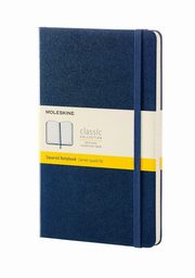 Notes Moleskine Classic L w kratk szafirowy, 