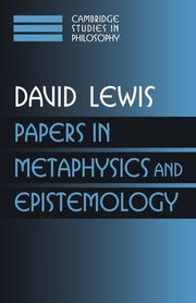 Papers in Metaphysics and Epistemology, Lewis David