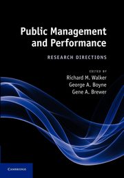 Public Management and Performance, 