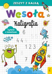 Wesoa kaligrafia Cyferki z kosmitami, 