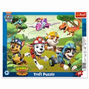 Puzzle ramkowe 25 Psi Patrol Wyczynowe triki pieskw, 