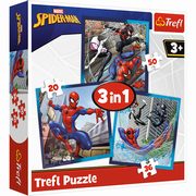 Puzzle 3w1 Marvel Spiderman, Pajczy przyjaciele, 