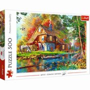 Puzzle 500 Chatka nad rzek, 