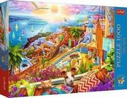 Puzzle 1000 Tea Time Z wizyt na Santorini, 