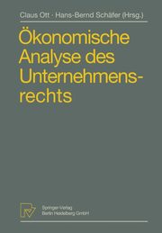 konomische Analyse des Unternehmensrechts, 