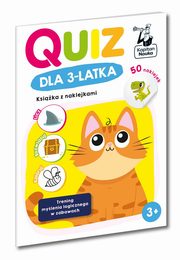 Quiz dla 3-latka Ksika z naklejkami Kapitan Nauka, Osuchowska Zuzanna
