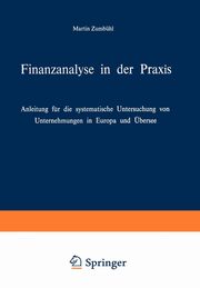 Finanzanalyse in der Praxis, Zumbhl Martin
