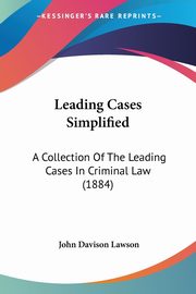 Leading Cases Simplified, 