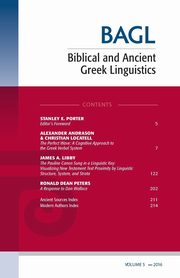Biblical and Ancient Greek Linguistics, Volume 5, 
