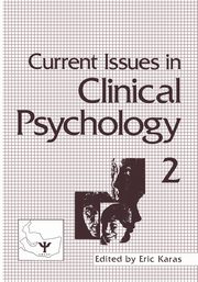 Current Issues in Clinical Psychology, 