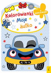 Kolorowanka z wykrojnikiem Moje autko, 