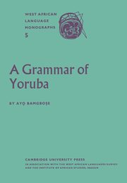 A Grammar of Yoruba, Bamgbose Ayo