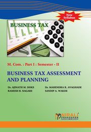 BUSINESS TAX ASSESSMENT AND PLANNING, Dr.  Maruti Doke Ajinath