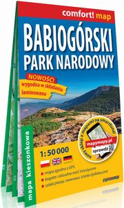 ksiazka tytu: Babiogrski Park Narodowy; kieszonkowa laminowana mapa turystyczna 1:50 000 autor: 