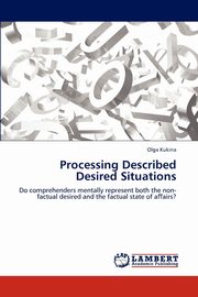 Processing Described Desired Situations, Kukina Olga