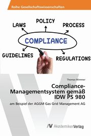 Compliance-Managementsystem gem IDW PS 980, Wimmer Thomas