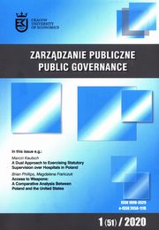 ksiazka tytu: Zarzdzanie Publiczne 1 (51) 2020 autor: 