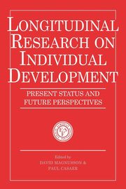 ksiazka tytu: Longitudinal Research on Individual Development autor: 