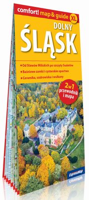 Dolny lsk laminowany map&guide 2w1: przewodnik i mapa, 