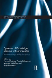 Dynamics of Knowledge Intensive Entrepreneurship, 