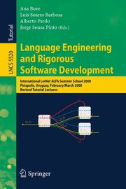 Language Engineering and Rigorous Software Development, 