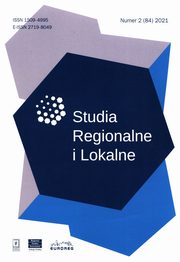 Studia Regionalne i Lokalne 2 (84) 2021, 