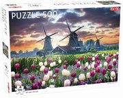 Puzzle Old Mills and Tulips 500, 