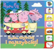 Peppa Pig Ksika z registrami Szybko, szybciej, najszybciej!, 