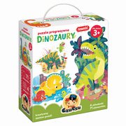 CzuCzu Puzzle progresywne Dinozaury 3+, 