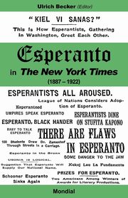 Esperanto in the New York Times (1887 - 1922), Becker Ulrich