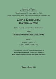 Ioannes Dantiscus' Latin Letters, 1538-1539, 