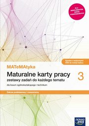 MATeMAtyka 3 Maturalne karty pracy Zakres podstawowy i rozszerzony, Ponczek Dorota, Wej Karolina