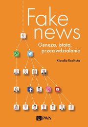 ksiazka tytuł: Fake news autor: Rosińska Klaudia