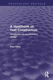 A Handbook of Test Construction, Kline Paul