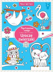 Moje brokatowe naklejki Urocze zwierzaki, 