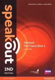 Speakout 2nd Edition Advanced Flexi Course Book 2 + DVD, Clare Antonia, Wilson JJ, White Lindsay