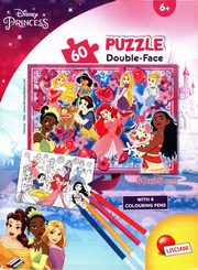 Puzzle mini w tubie 60 elementw Ksiniczki, 