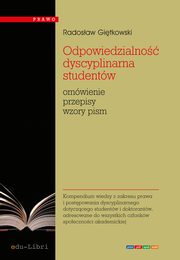 Odpowiedzialno dyscyplinarna studentw, Gitkowski Radosaw