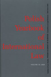 Polish Yearbook of International Law Tom XL, 