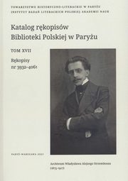 ksiazka tytu: Katalog rkopisw Biblioteki Polskiej w Paryu autor: 