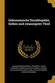 ksiazka tytu: Oekonomische Encyklopdie, Sieben und zwanzigster Theil autor: Krnitz Johann Georg