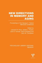 New Directions in Memory and Aging (PLE, 