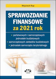 Sprawozdanie finansowe za 2021, Rup Wojciech