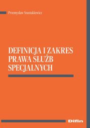 Definicja i zakres prawa sub specjalnych, Szustakiewicz Przemysaw