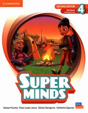 Super Minds 4 Workbook with Digital Pack British English, Puchta Herbert, Lewis-Jones Peter, Gerngross Gånter, Zgouras Catherine