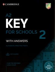 ksiazka tytu: A2 Key for Schools 2 Student's Book with Answers with Audio with Resource Bank autor: 